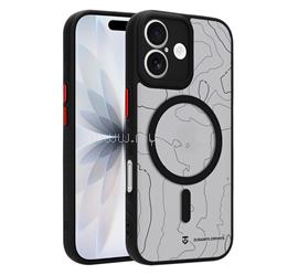 TACTICAL iPhone 17 TACTICAL MAGFORCE WARTHOG szilikon telefonvédő erős ütésállóság, MagSafe, FEKETE TACTICAL_GP-196674 small