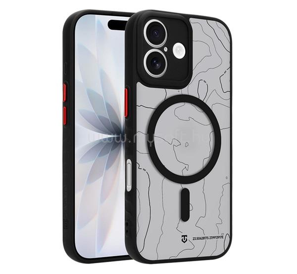 TACTICAL iPhone 17 TACTICAL MAGFORCE WARTHOG szilikon telefonvédő erős ütésállóság, MagSafe, FEKETE