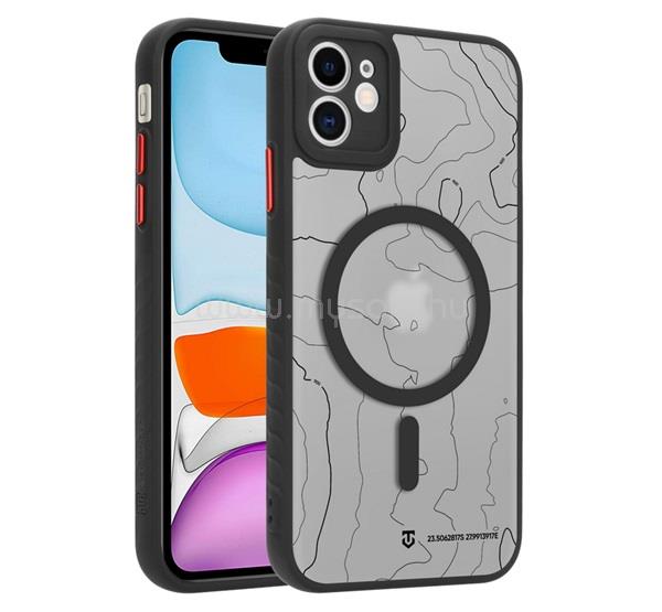 TACTICAL iPhone 11 TACTICAL MAGFORCE WARTHOG szilikon telefonvédő erős ütésállóság, MagSafe, FEKETE
