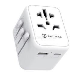 TACTICAL TACTICAL PTP ADAPTER utazó töltő USB+Type-C aljzat 12W, AU, FEHÉR TACTICAL_57983114716 small