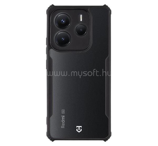 TACTICAL Redmi Note 14 5G TACTICAL QUANTUM STEALTH szilikon telefonvédő ütésállóság, kameravédő, FEKETE