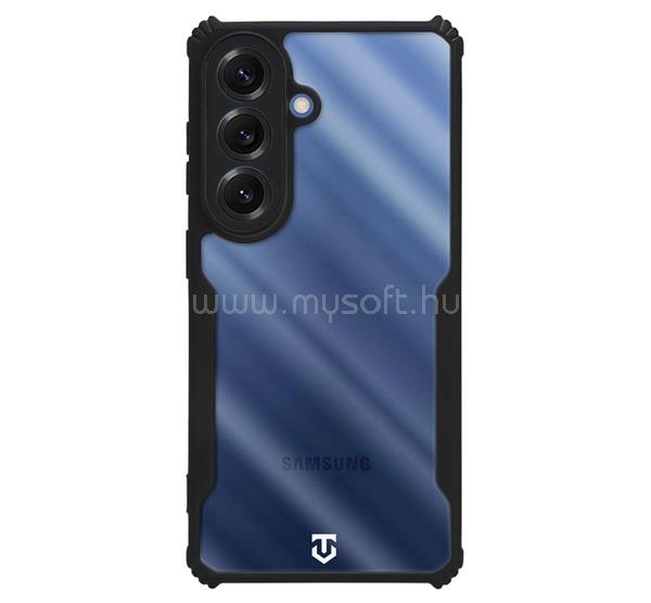 TACTICAL Samsung S26 TACTICAL QUANTUM STEALTH szilikon telefonvédő ütésállóság, kameravédő, FEKETE
