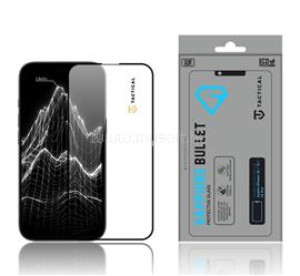TACTICAL iPhone 16 / 15 / 14 Pro TACTICAL SAPPHIRE BULLET képernyővédő üveg 2.5D, zafír réteg, FEKETE TACTICAL_GP-196684 small