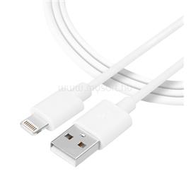 TACTICAL iPhone 14 Plus / 14 Pro Max / 14 Pro TACTICAL SMOOTH THREAD adatkábel USB - lightning, 100cm, FEHÉR TACTICAL_57983104158 small