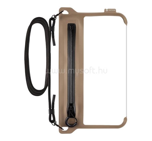 TACTICAL TACTICAL SPLASH POUCH 2.0 vízhatlan/vízálló tok, AQUA univerzális, cipzár, SÖTÉTBARNA