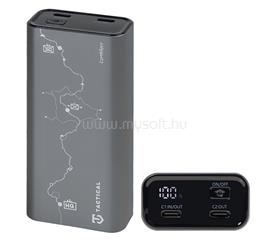 TACTICAL TACTICAL SQUAD COMPANY vésztöltő 2 Type-C aljzat 10000mAh, LED kijelző, SÖTÉTSZÜRKE TACTICAL_57983128513 small
