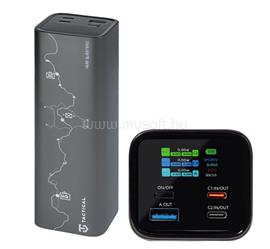 TACTICAL TACTICAL SQUAD HEAD QUARTERS vésztöltő USB+2 Type-C aljzat 27000mAh, LED kijelző, SÖTÉTSZÜRKE TACTICAL_57983128515 small