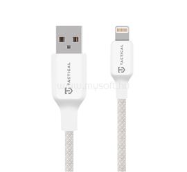 TACTICAL iPhone 14 Plus / 14 Pro Max / 14 Pro TACTICAL STITCH THREAD adatkábel USB - lightning, 200cm, FEHÉR TACTICAL_57983126578 small