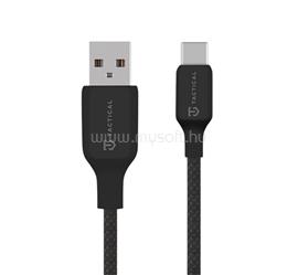 TACTICAL TACTICAL STITCH THREAD adatkábel USB - Type-C, 200cm, FEKETE TACTICAL_57983126584 small