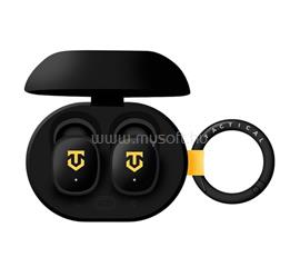 TACTICAL STRIKEPODS BUG CRUDEOIL bluetooth fülhallgató SZTEREO (v5.4, TWS, mikrofon, karabíner + töltőtok) FEKETE TACTICAL_57983124402 small