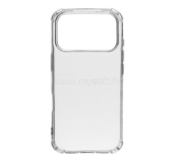 TACTICAL iPhone 18 Pro / 17 Pro TACTICAL TPU PLYO szilikon telefonvédő ütésállóság, légpárnás sarok, ÁTLÁTSZÓ