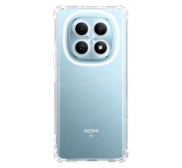 TACTICAL Redmi Note 15 4G / Note 15 5G TACTICAL TPU PLYO szilikon telefonvédő ütésállóság, légpárnás sarok, ÁTLÁTSZÓ