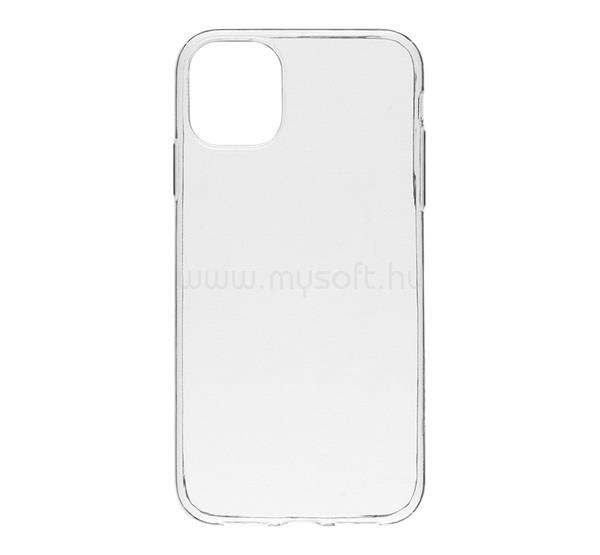 TACTICAL iPhone 11 TACTICAL TPU szilikon telefonvédő ultravékony, ütésállóság, ÁTLÁTSZÓ