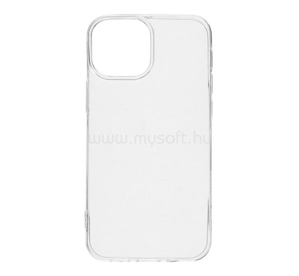 TACTICAL iPhone 13 mini TACTICAL TPU szilikon telefonvédő ultravékony, ütésállóság, ÁTLÁTSZÓ
