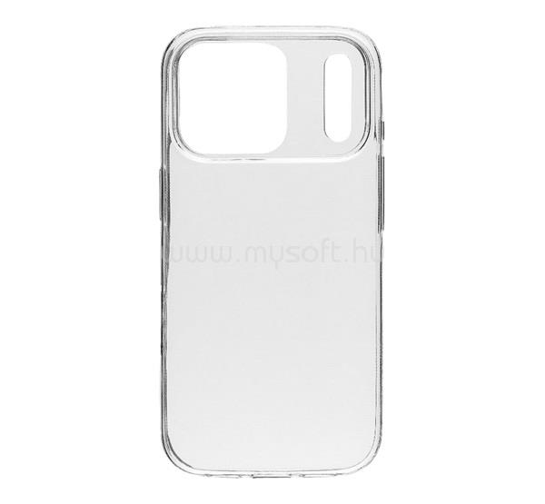 TACTICAL iPhone 18 Pro / 17 Pro TACTICAL TPU szilikon telefonvédő ultravékony, ütésállóság, ÁTLÁTSZÓ