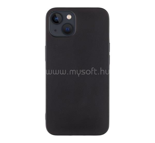 TACTICAL iPhone 13 TACTICAL TPU szilikon telefonvédő ultravékony, ütésállóság, FEKETE