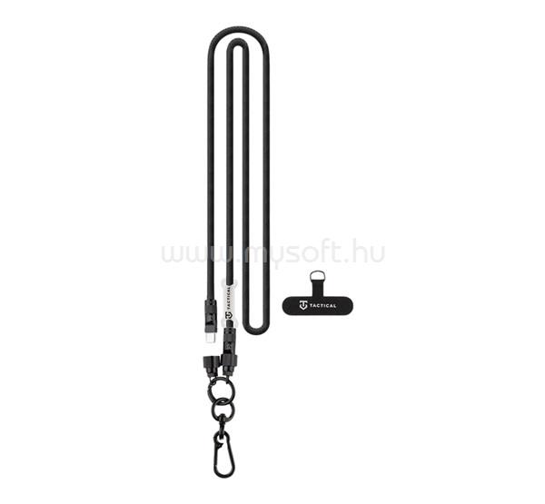TACTICAL TACTICAL WIRE SNAKE adatkábel Type-C - Type-C, 120cm, FEKETE
