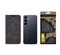 TACTICAL Samsung S25 TACTICAL XPROOF tok álló, bőr hatású FLIP, prémium, FEKETE TACTICAL_57983123695 small
