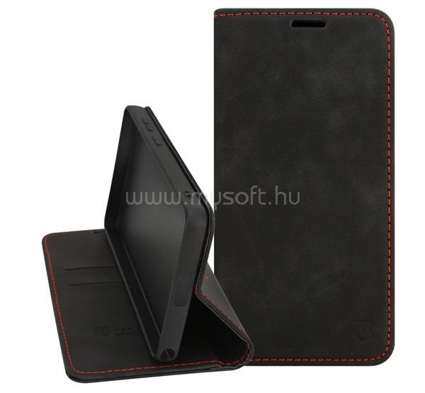 TACTICAL Redmi Note 15 Pro 5G TACTICAL XPROOF tok álló, bőr hatású FLIP, prémium, FEKETE