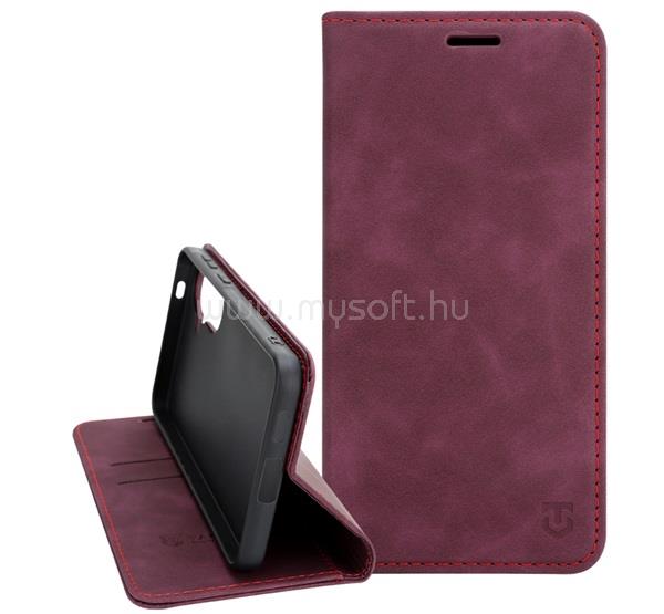 TACTICAL Samsung A57 5G TACTICAL XPROOF tok álló, bőr hatású FLIP, prémium, LILA