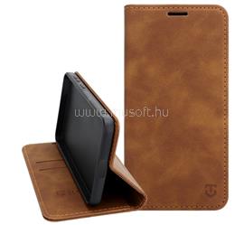 TACTICAL Samsung A56 5G TACTICAL XPROOF tok álló, bőr hatású FLIP, prémium, SÖTÉTBARNA TACTICAL_57983124690 small