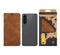 TACTICAL Samsung A57 5G TACTICAL XPROOF tok álló, bőr hatású FLIP, prémium, SÖTÉTBARNA TACTICAL_57983129636 small