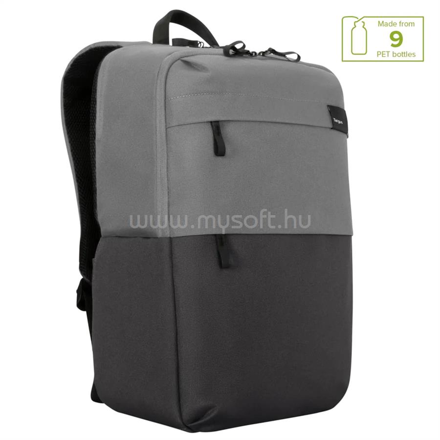 TARGUS 16" Sagano EcoSmart Travel Backpack hátizsák (fekete-szürke)