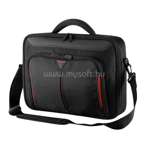 TARGUS Classic+ 17-18" Clamshell Laptop Bag -(fekete/piros)