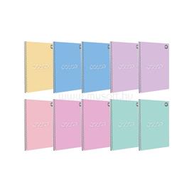 TC Color A4 70 lapos pasztell vegyes vonalas spirálfüzet A15063081 small