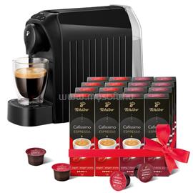 TCHIBO Cafissimo Easy Black kapszulás kávéfőző +Caf. Espresso Elegant Aroma 8x10db + Caf. Espresso Intense Aroma 8x10db TCHIBO_515346 small
