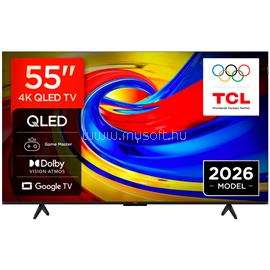 TCL 55P7L 55'' 4K HDR Wide Color Gamut Built-in 2.4/5GHz Wi-Fi, MIMO DVB-C Pan EU 55P7L small