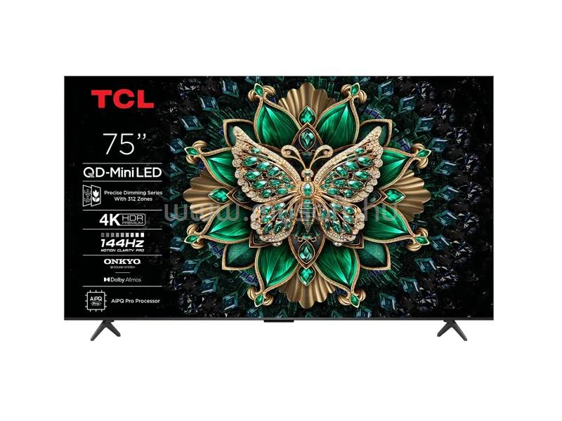 TCL 75C6K Premium QD-Mini LED 144Hz Google Smart TV