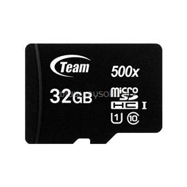 TEAMGROUP 32GB microSDHC Class10 UHS-I Black + adapterrel TUSDH32GCL10U03 small