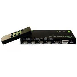 TECHLY HDMI switch, 5 in 1 out, 4K Ultra HD, IR TECHLY_IDATA_HDMI-4K51 small