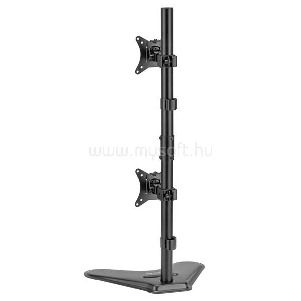 TECHLY ICA-LCD 2520V2 asztali konzol 2 LCD monitorhoz, 17-32"