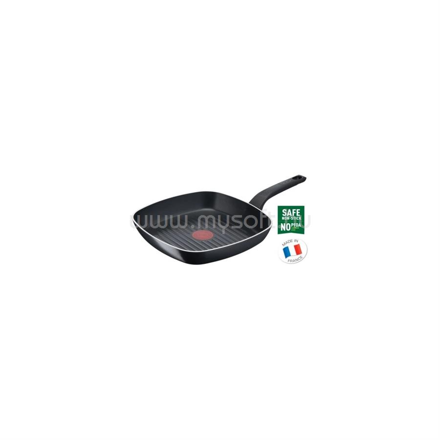 TEFAL B5674053 Simply Clean red grill serpenyő 26 x 26 cm