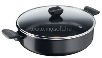 TEFAL B5677253 Simply Clean alacsony lábas fedővel 28cm