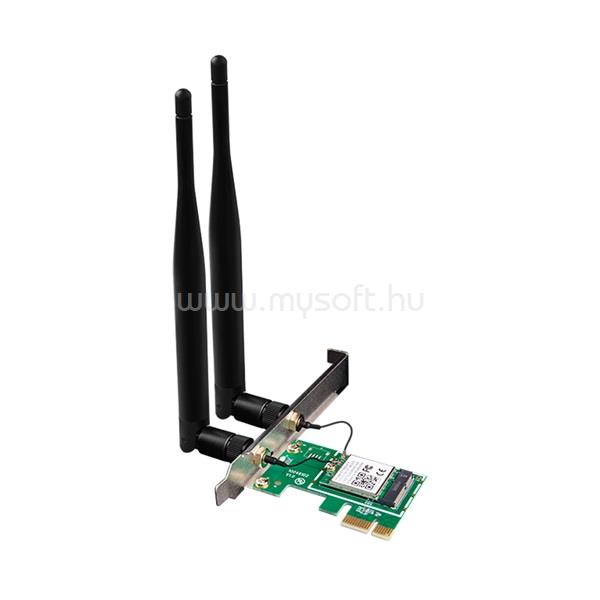 TENDA E12 hálózati adapter WiFi AC1200 (PCI-E; 300Mpbs 2.4GHz + 867Mbps 5GHz; 2x5dBi Antenna)