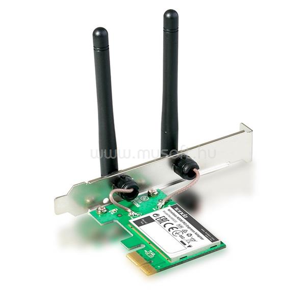 TENDA Hálózati adapter WiFi N - W322E (PCI-E; 300Mpbs 2.4GHz; 2x2dBi Antenna)
