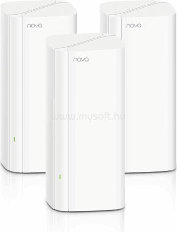 TENDA MX12 Mesh WiFi AX3000 Wi-Fi rendszer (3pack; 574Mbps 2,4GHz + 2402Mbps 5GHz; 3port 1Gbps)