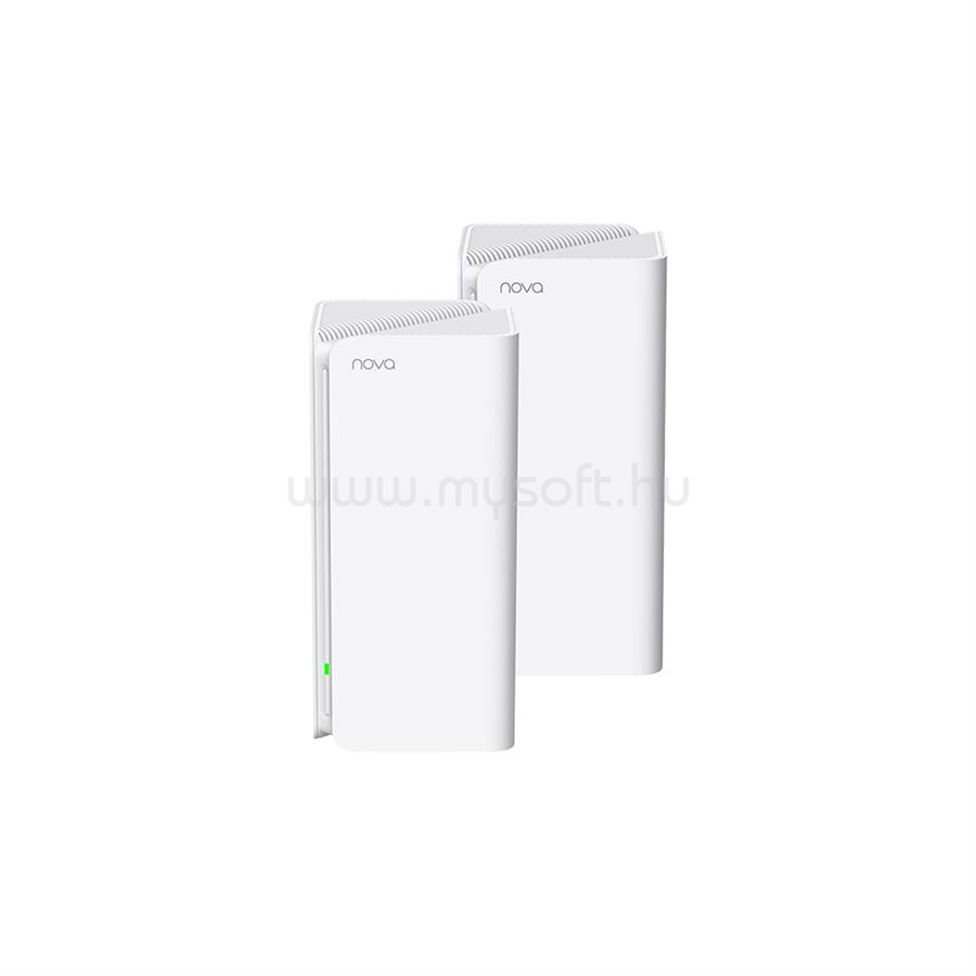 TENDA MX15 PRO Mesh WiFi rendszer AX5400 (2pack; 574Mbps 2,4GHz + 4804Mbps 5GHz; 3port 1Gbps)