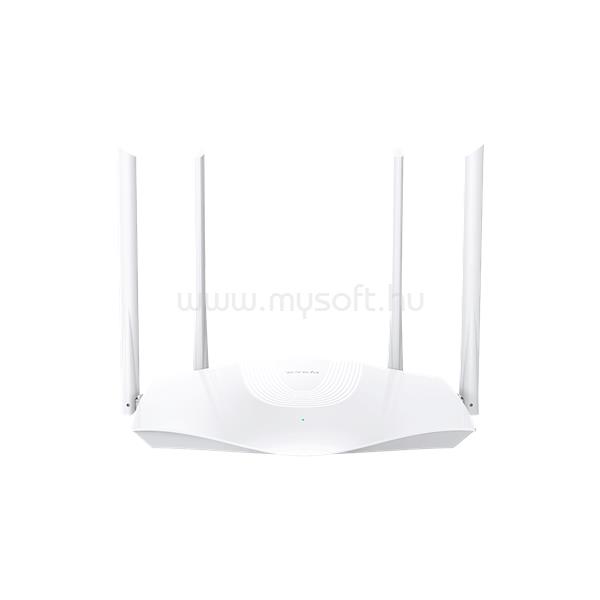 TENDA Router WiFi AX1800 - RX3 (574Mbps 2,4GHz + 1201Mbps 5GHz; 4port 1Gbps, MU-MIMO; 4x6dBi)