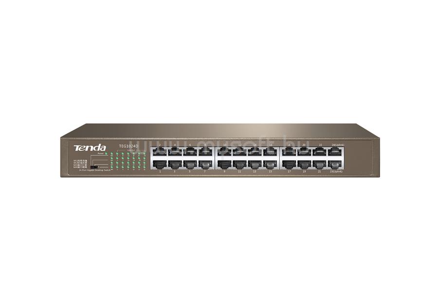 TENDA Switch - TEG1024D (24x1Gbps; rack-mount; 48Gbps)