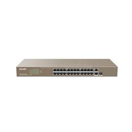 TENDA Switch Smart PoE - TEF1226P-24-440W (24x100Mbps + 2x1Gbps + 1xSFP port; 24 af/at PoE+ port; 370W; rack-mount) TENDA_TEF1226P-24-440W small