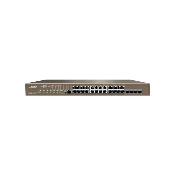 TENDA TEG5328P-24-410W 24port GbE LAN PoE (370W) L3 menedzselhető switch