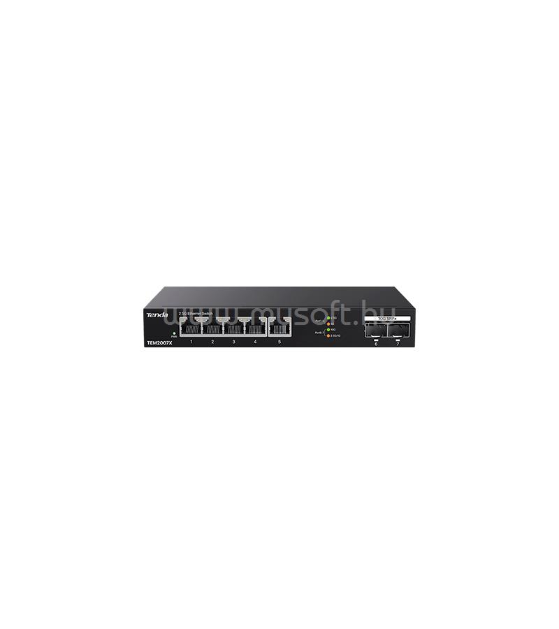 TENDA TEM2007X Switch (5x 2,5Gbps + 2x 10Gbps SFP)