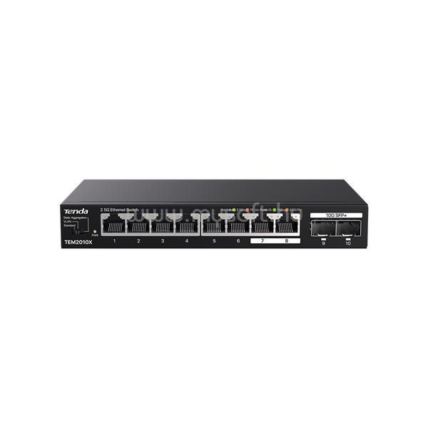 TENDA TEM2010X Switch (8x 2,5Gbps + 2x 10Gbps SFP)