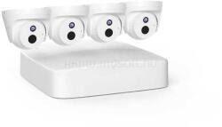TENDA turretkamera szett - K8P-4CR (8x 4MP, H265, IR30m, 1x NVR 8xPoE, USB, RJ45)