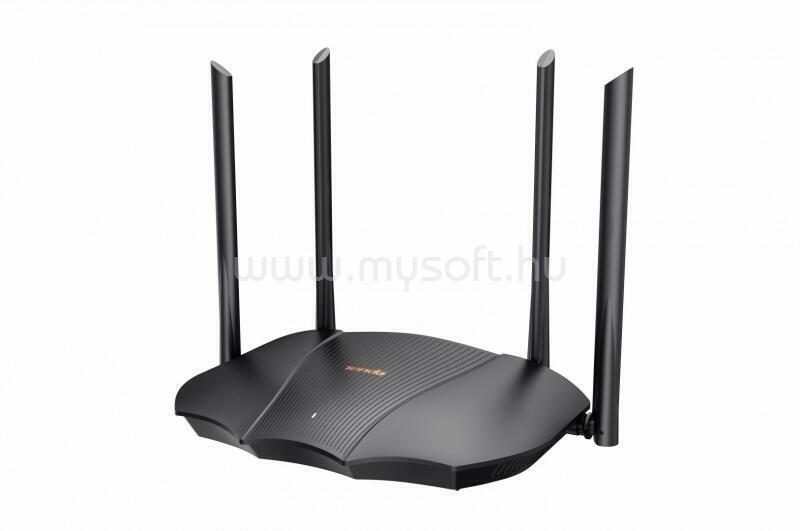 TENDA TX9 router WiFi AX3000 (574Mbps 2,4GHz + 2402Mbps 5GHz; 4port 1Gbps, 4x6dBi)