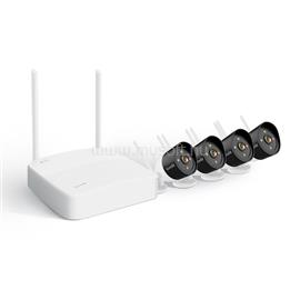 TENDA K4W-3TC wifi csőkamera szett (4x 3MP, H265, mikr., IR30m +FullColor, SD,  1x NVR 4csat, USB, RJ45) TENDA_K4W-3TC small